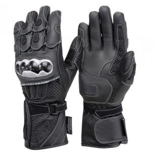 Biker Leather Racing Gloves
